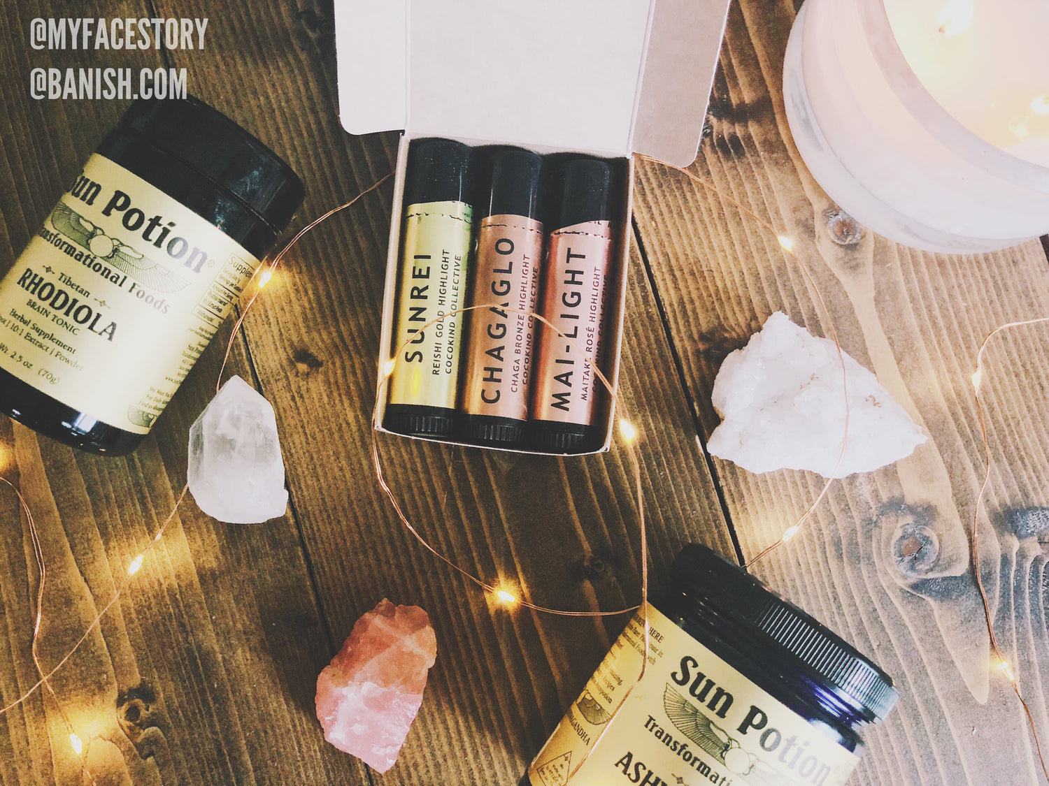 These Adaptogenic Highlighters are Perfect for Acne Prone Skin