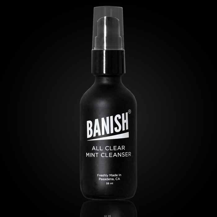 banish all clear mint cleanser