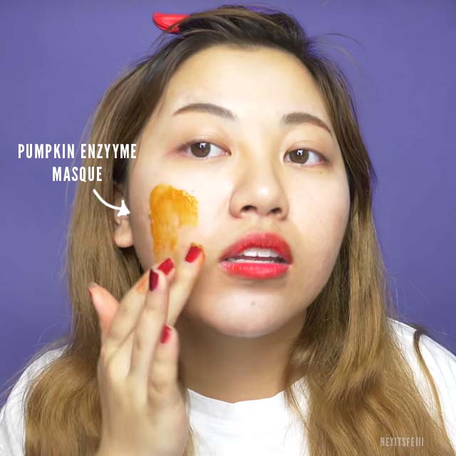 heyitsfeii pumpkin enzyme masque