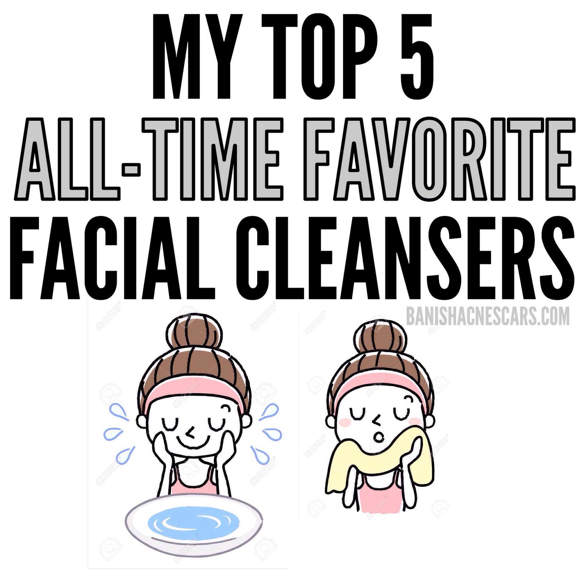 My Favorite Facial Cleansers For Acne Prone Skin