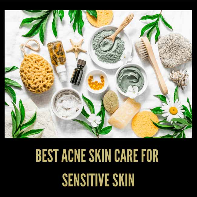 skincare for acne and sensitive skin