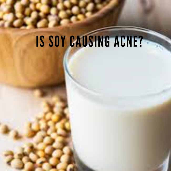 Does soy cause acne