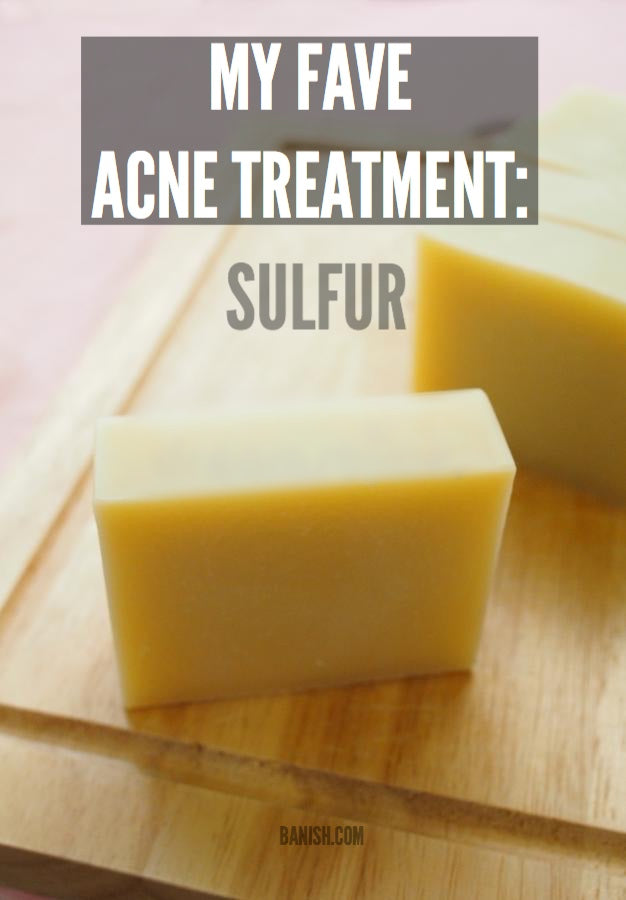 banish sulfur acne treatment