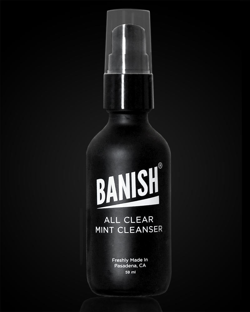 banish all clear mint cleanser