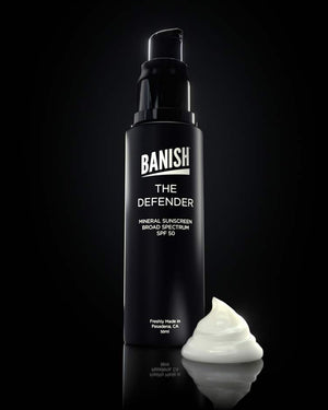 banish the defender sunscreen spf 50